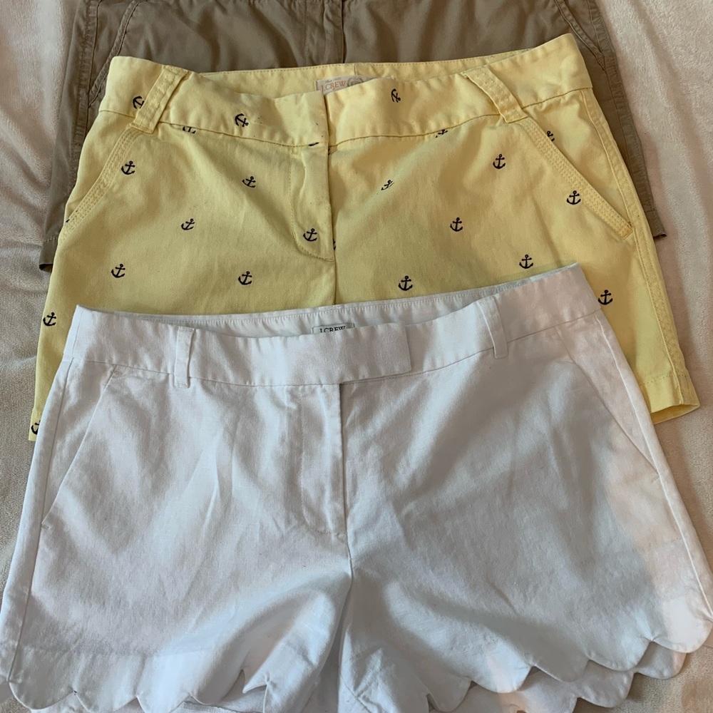 3 Prs J Crew Shorts(lot)
